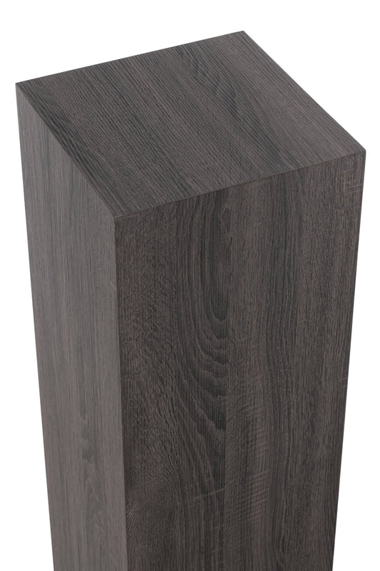 Pedestal Rectangle Mdf/Veneer Grey Medium