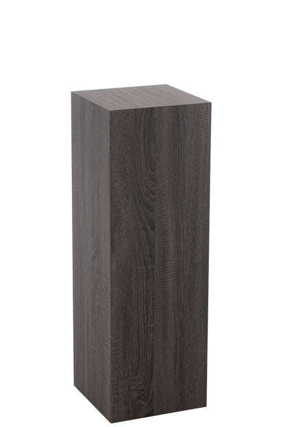 Pedestal Rectangle Mdf/Veneer Grey Medium