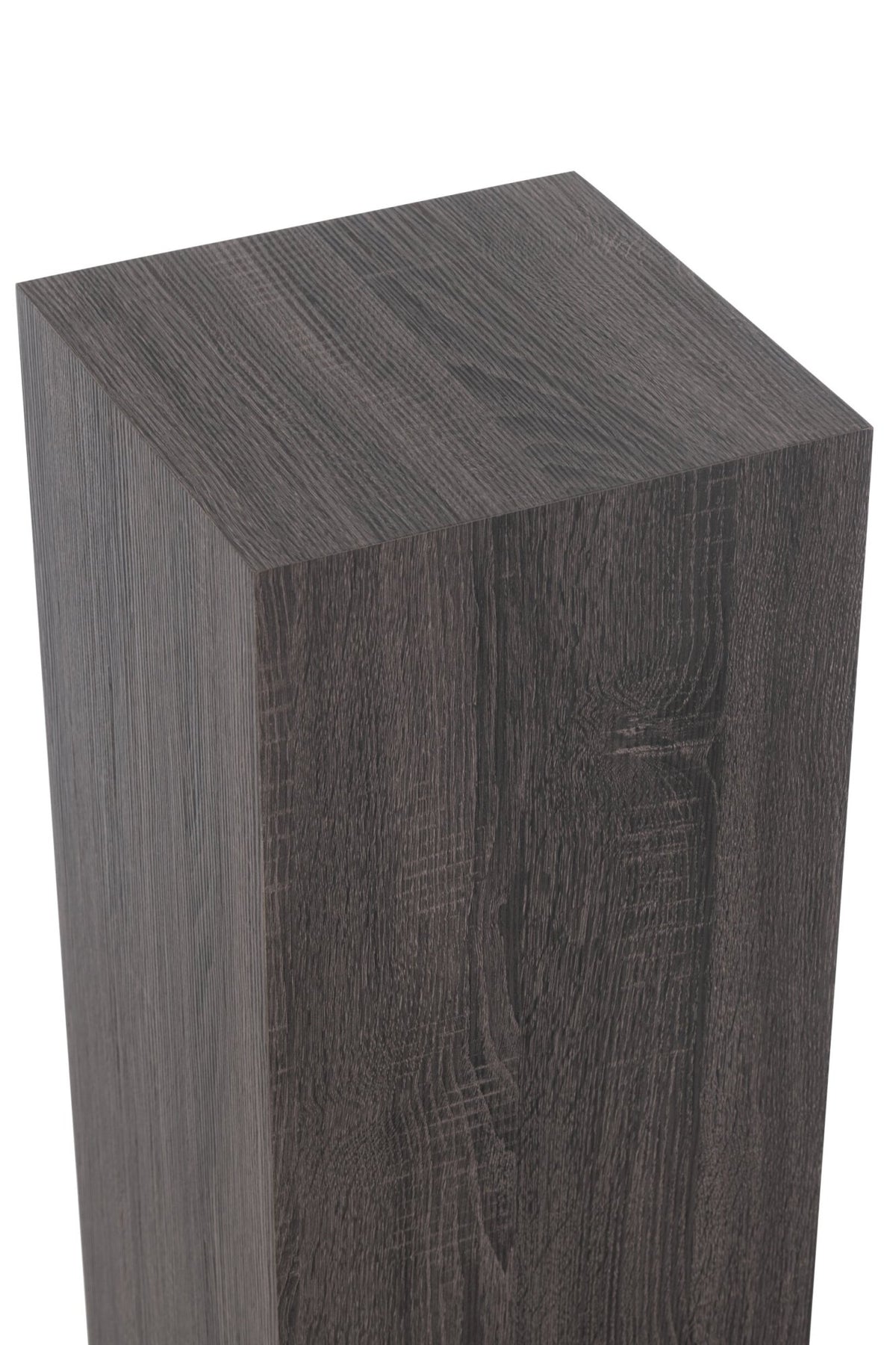 Pedestal Rectangle Mdf/Veneer Grey Large