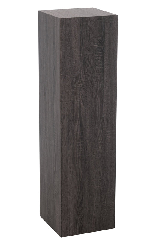 Pedestal Rectangle Mdf/Veneer Grey Large