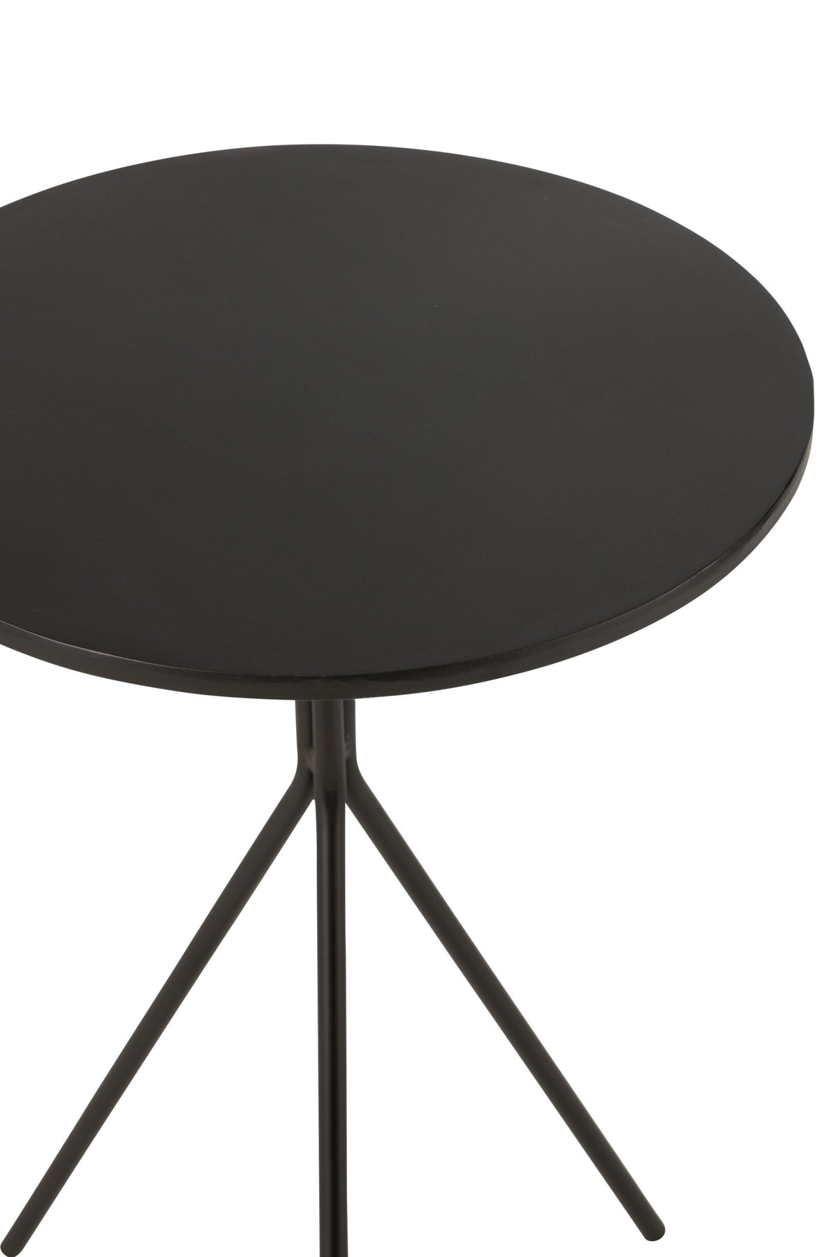 Cofee Table Round Metal Black