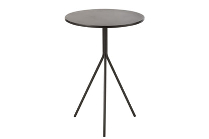 Cofee Table Round Metal Black