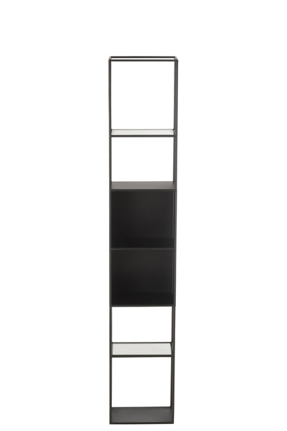 Shelf Ricard Metal/Glass Black