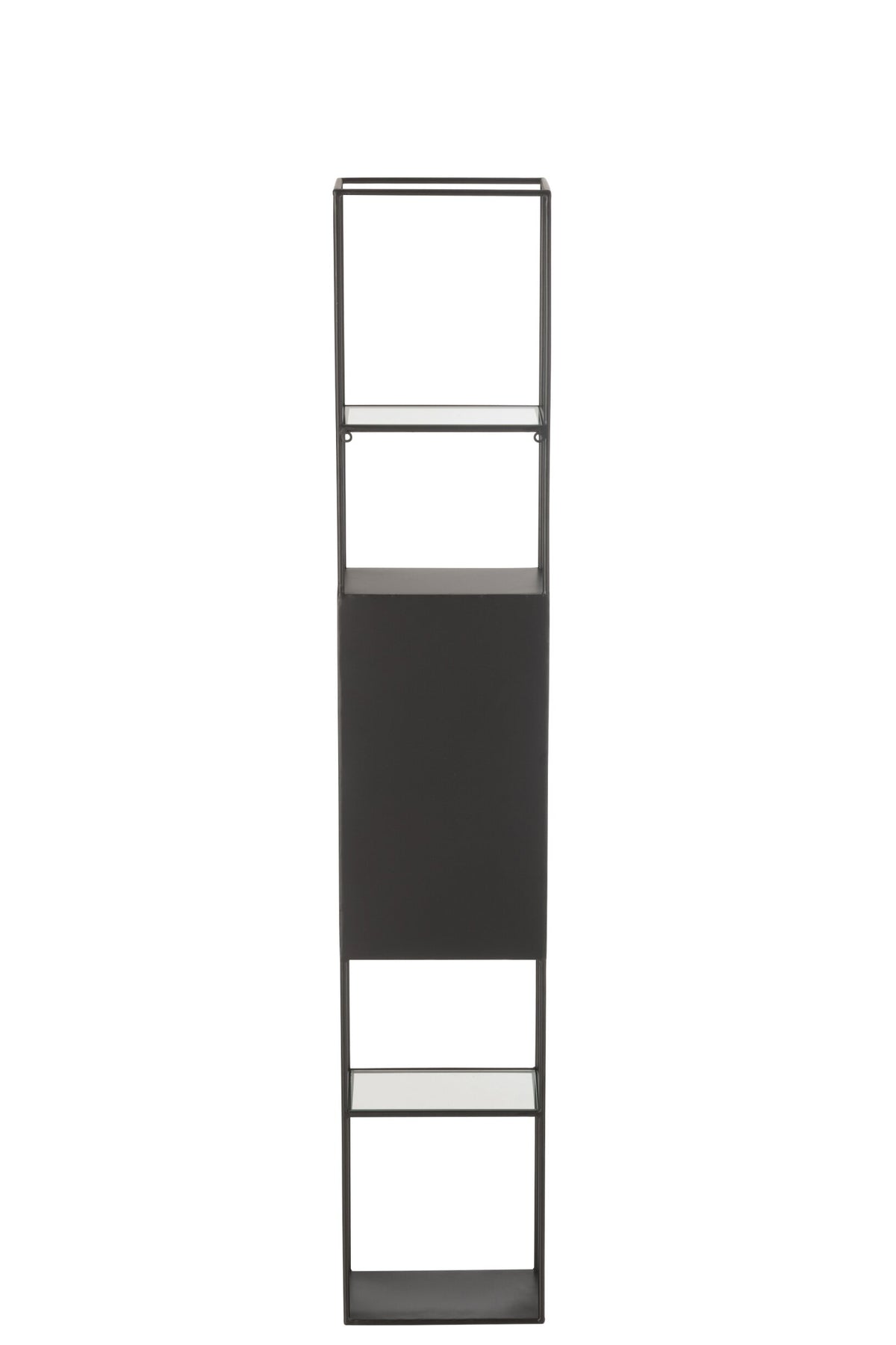 Shelf Ricard Metal/Glass Black