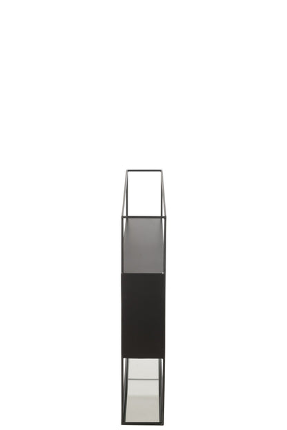 Shelf Seen Metal/Glass Black