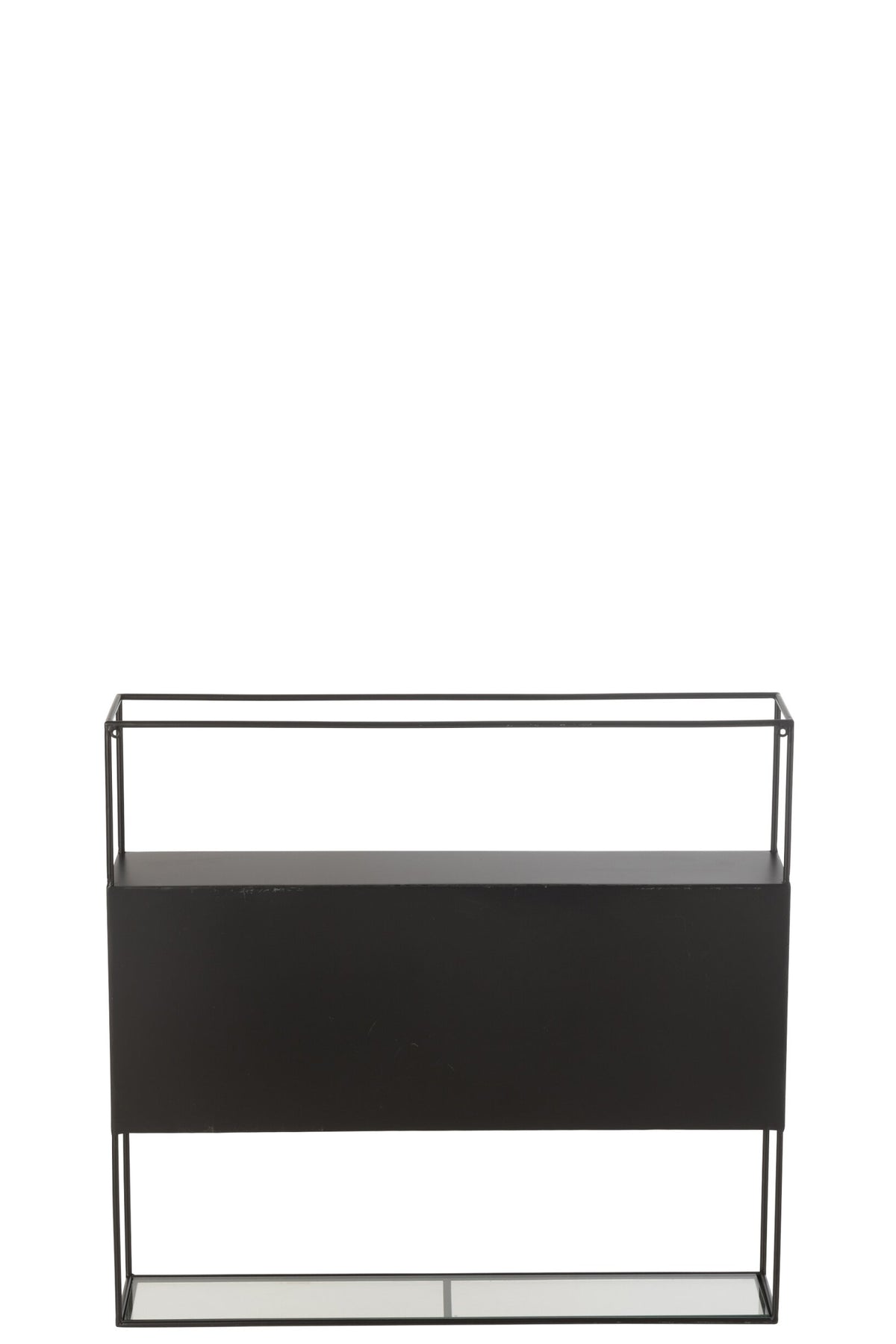 Shelf Seen Metal/Glass Black