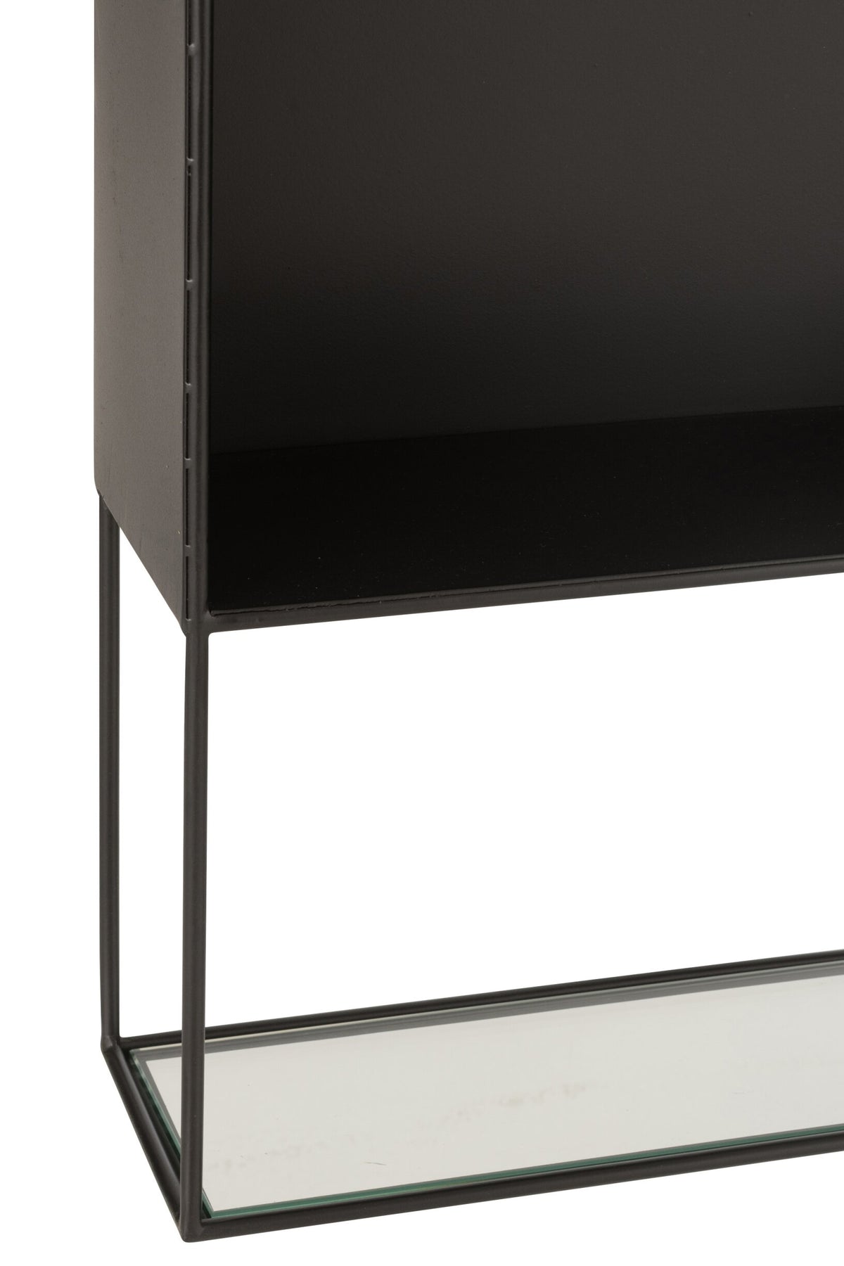 Shelf Seen Metal/Glass Black