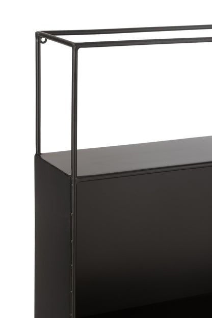 Shelf Seen Metal/Glass Black