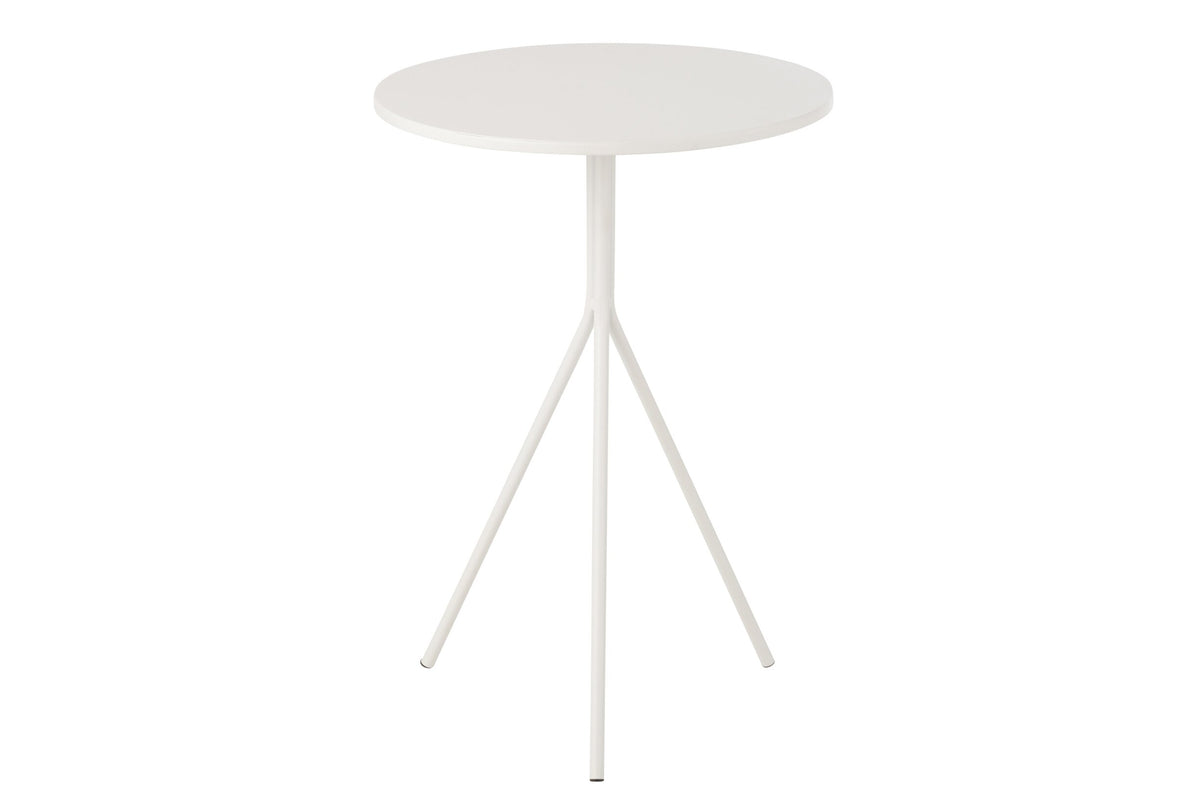 Cofee Table Round Metal White