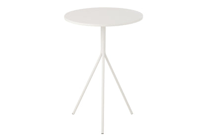 Cofee Table Round Metal White