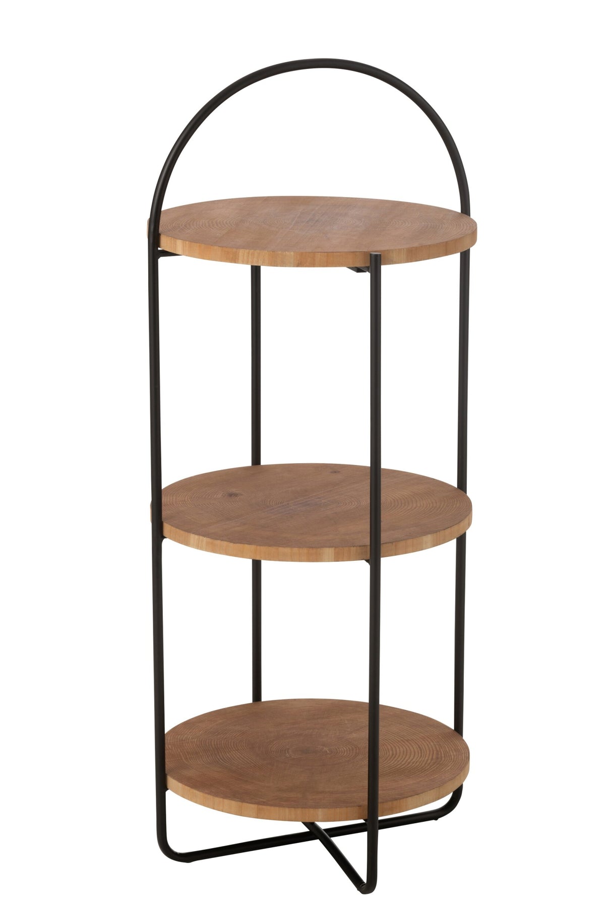 Shelf Mia Mdf/Iron Natural Black