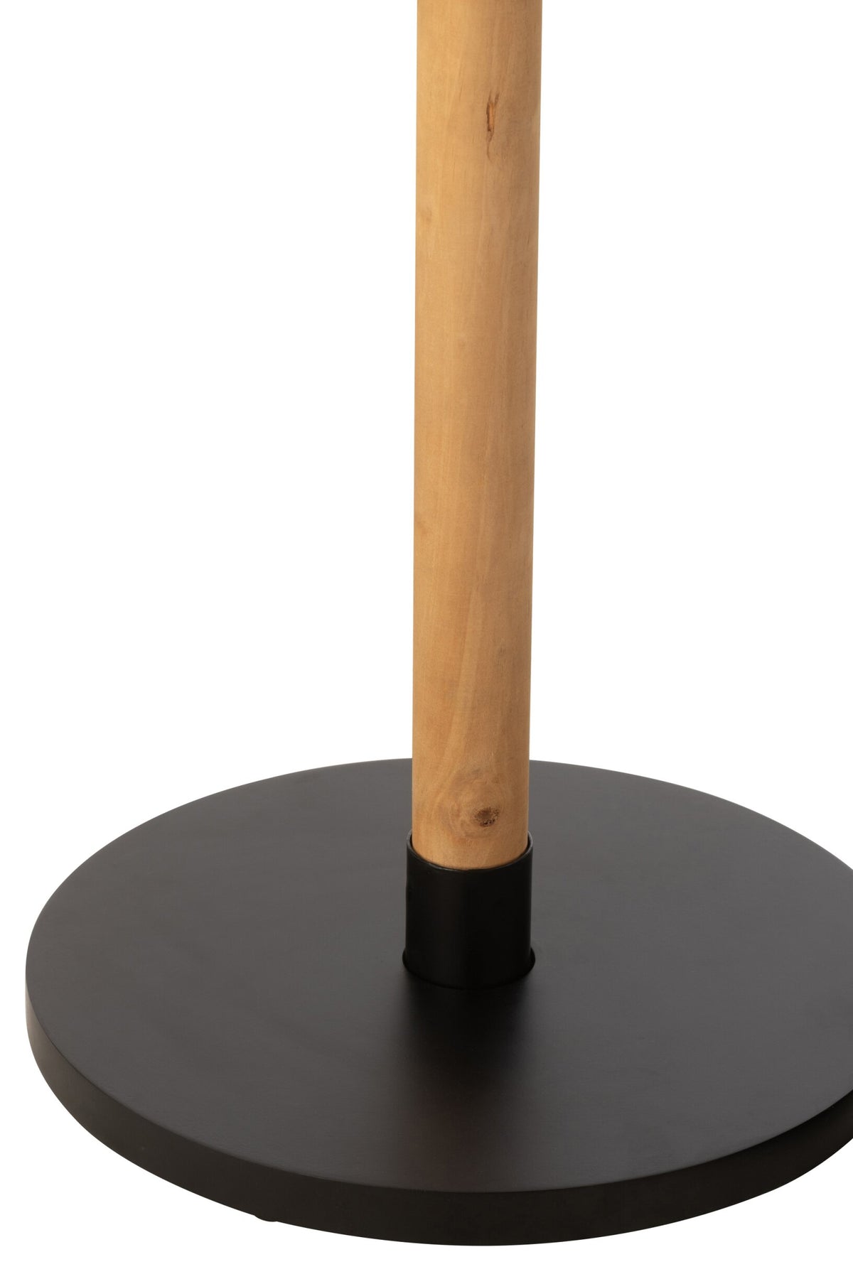 Set Of 2 Side Tables Ron Mdf/Pinewood Natural Black