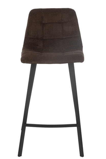 Bar Chair Kent Metal/Polyester Brown