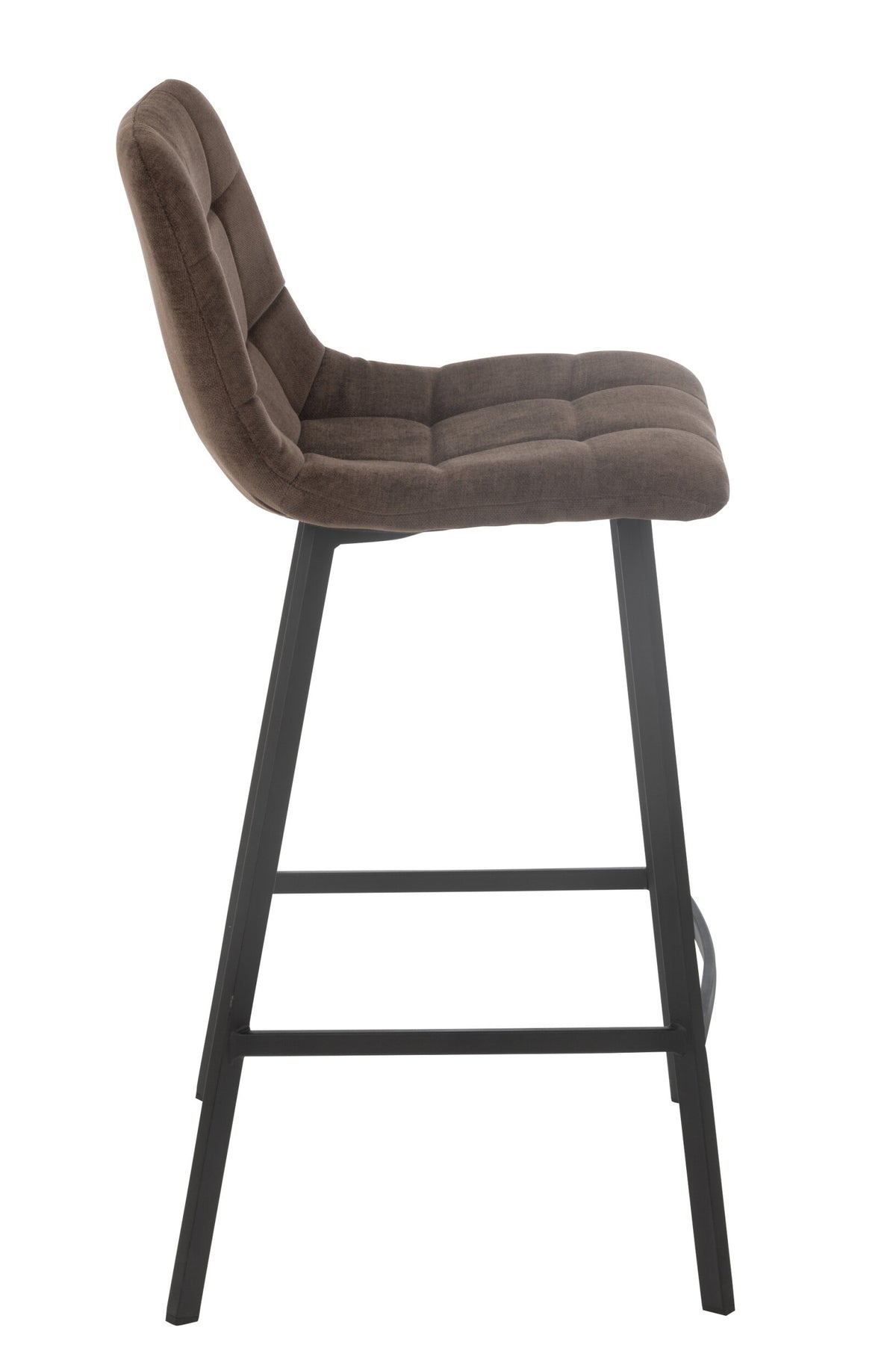 Bar Chair Kent Metal/Polyester Brown