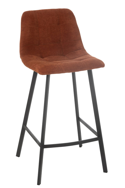 Bar Chair Kent Metal/Polyester Rust