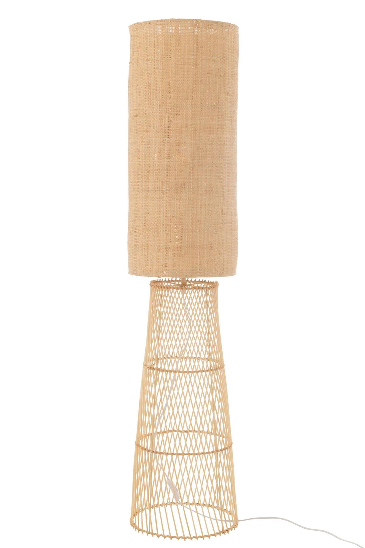 Linen/natural bamboo room lamp