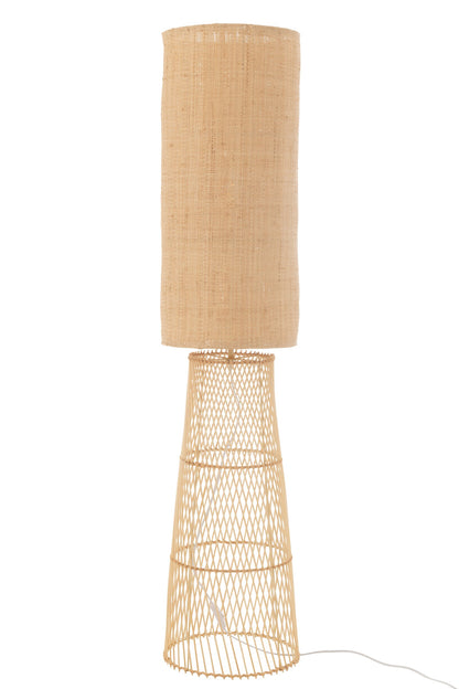 Linen/natural bamboo room lamp