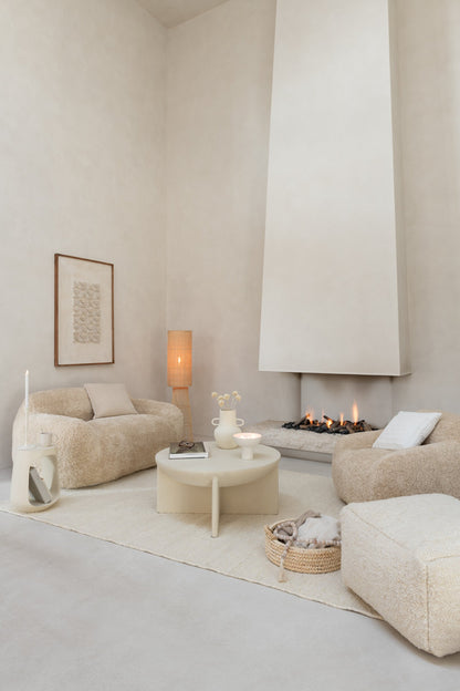Linen/natural bamboo room lamp