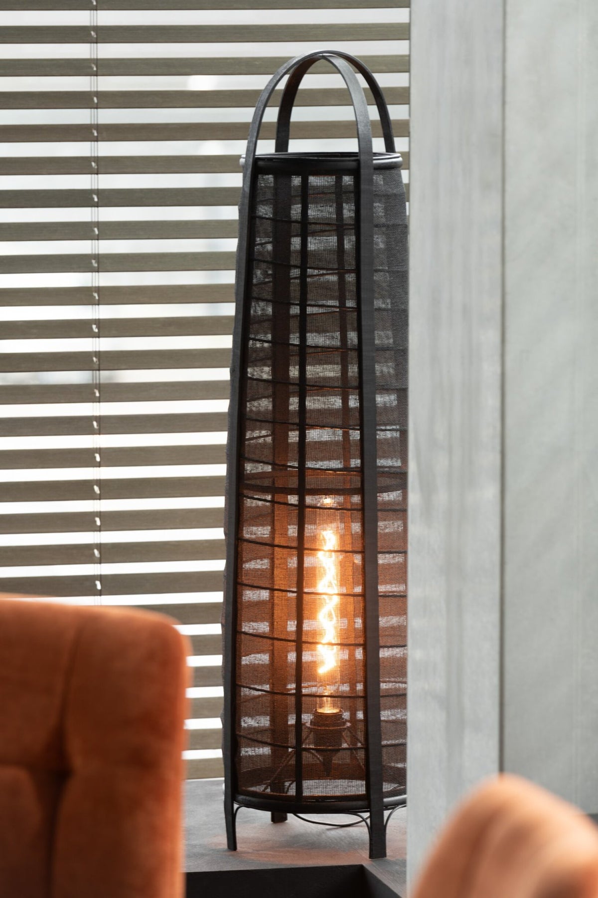 Lamp Don cotton/bamboo black
