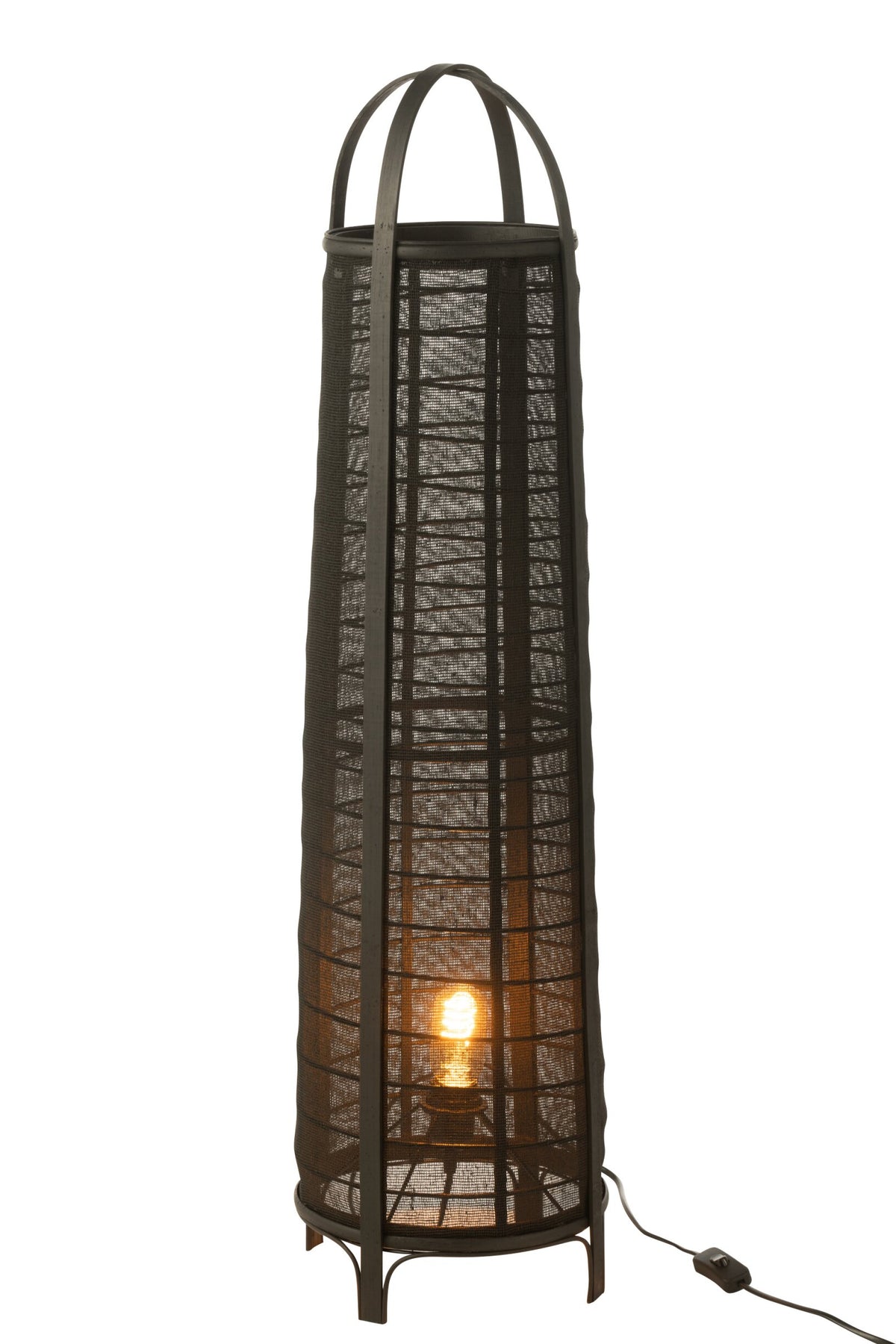 Lamp Don cotton/bamboo black
