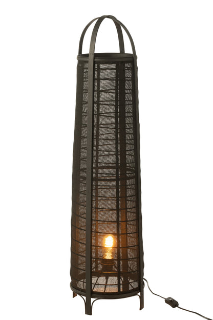 Lamp Don cotton/bamboo black