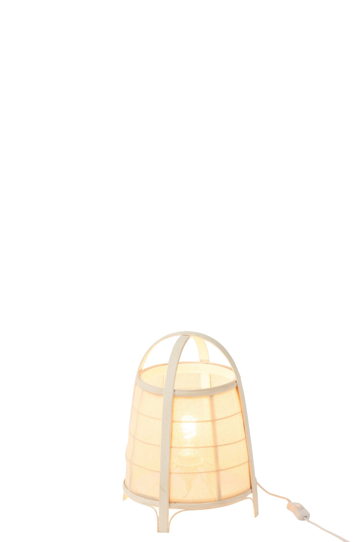Lamp Rya cotton/bamboo white small