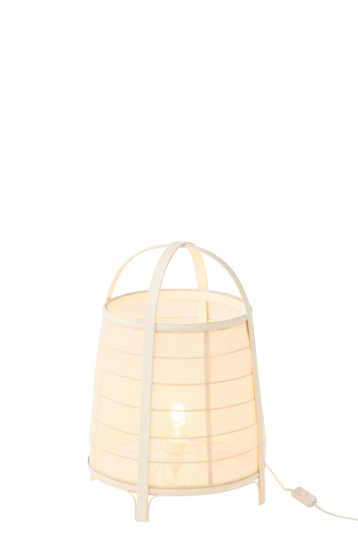 Lamp Rya cotton/bamboo white large