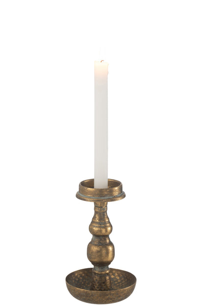 Kaarshouder Antiek Metaal Goud
