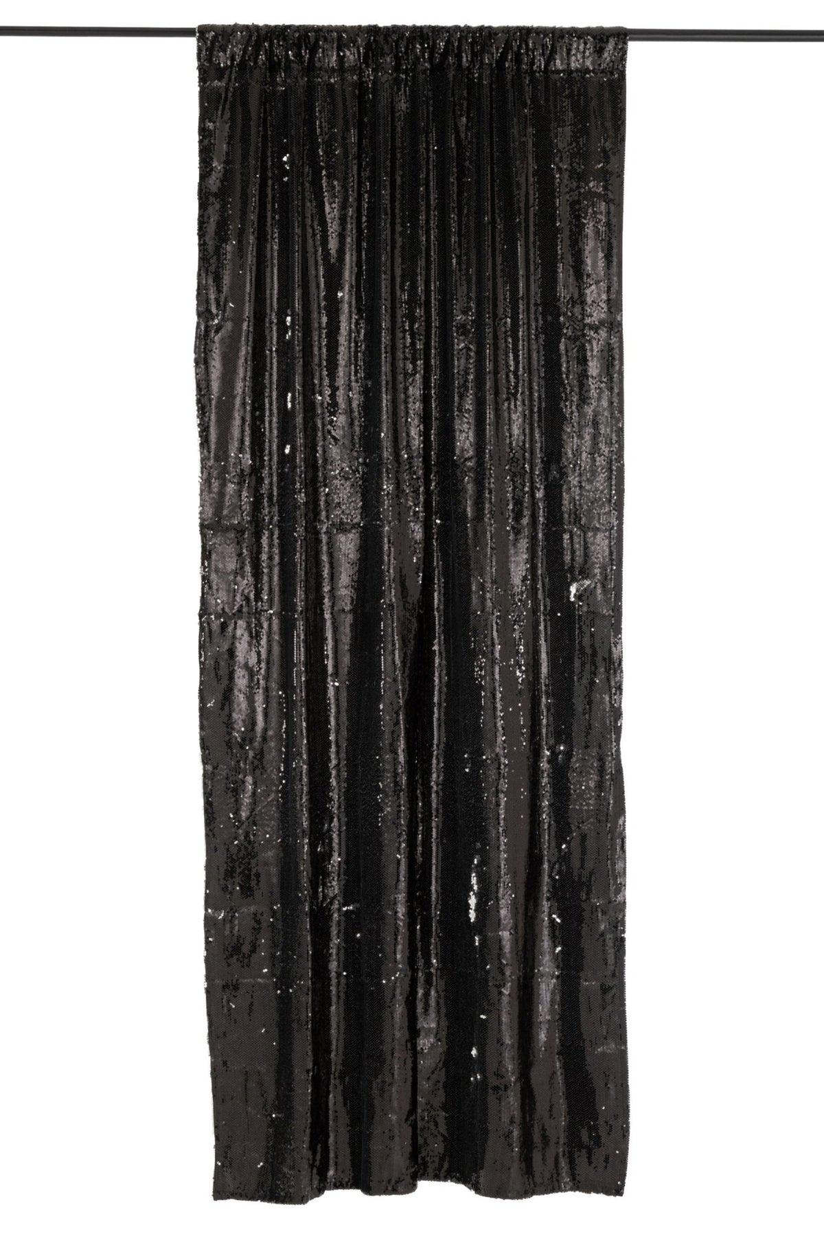 Curtain Reversible Sequin Black/Silver