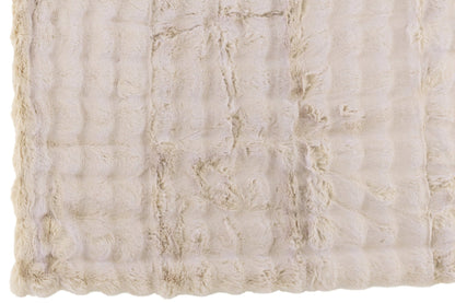 Plaid Wave Polyester Ivory