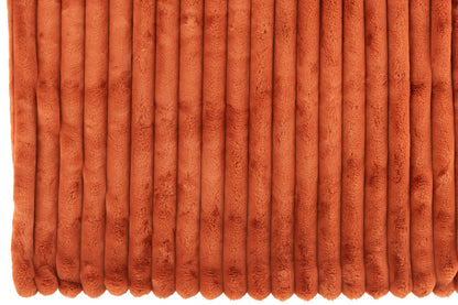Plaid Large Corduroy Polyester Rust