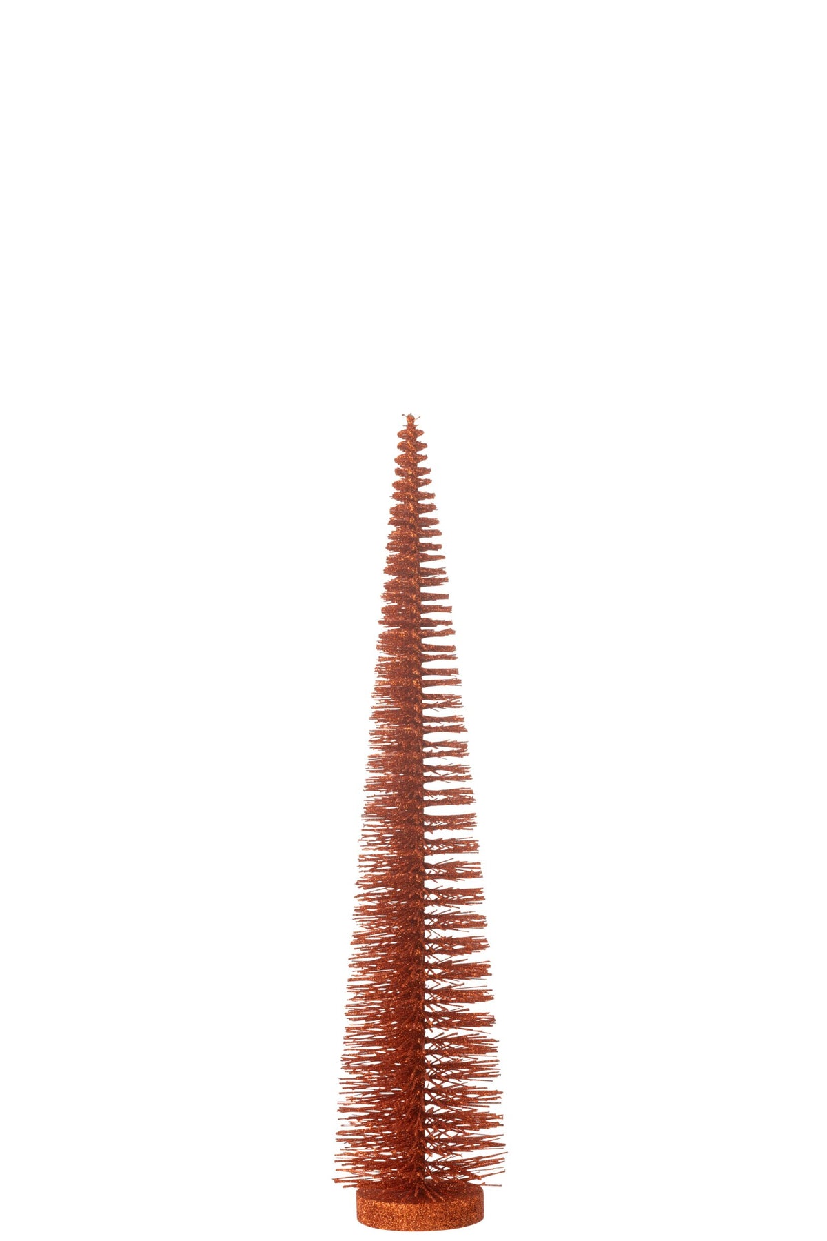 Christmas Tree Deco Glitters Plastic Copper Medium