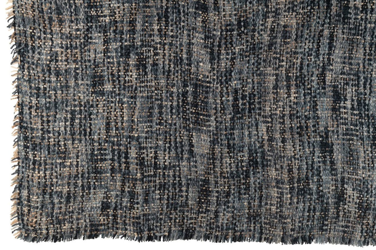Plaid Tweed Polyester Blue/White