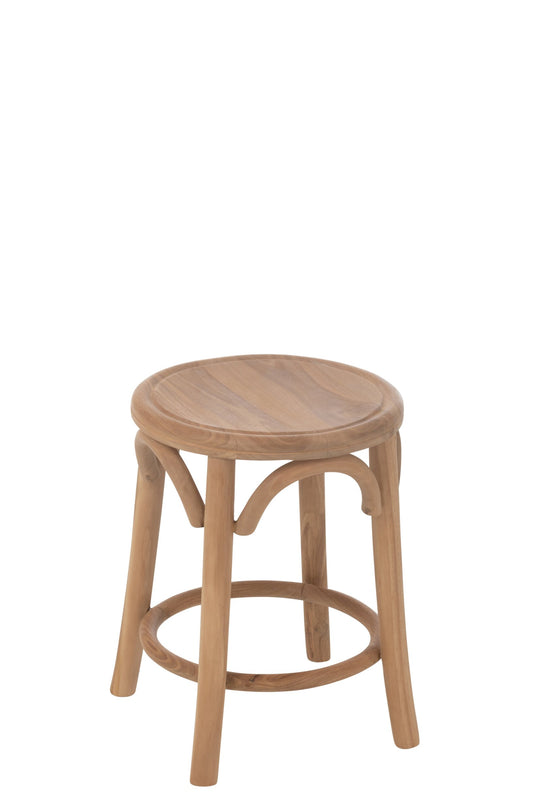 Stool Ali Teak Wood Natural