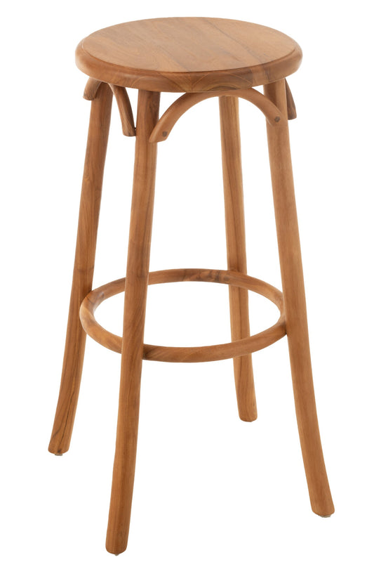 Bar Stool Ali Teak Wood Natural