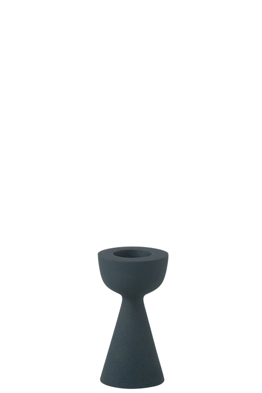 Kaarshouder Cone Aluminium Blauw Small