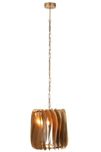 Ceiling light Tina iron black gold
