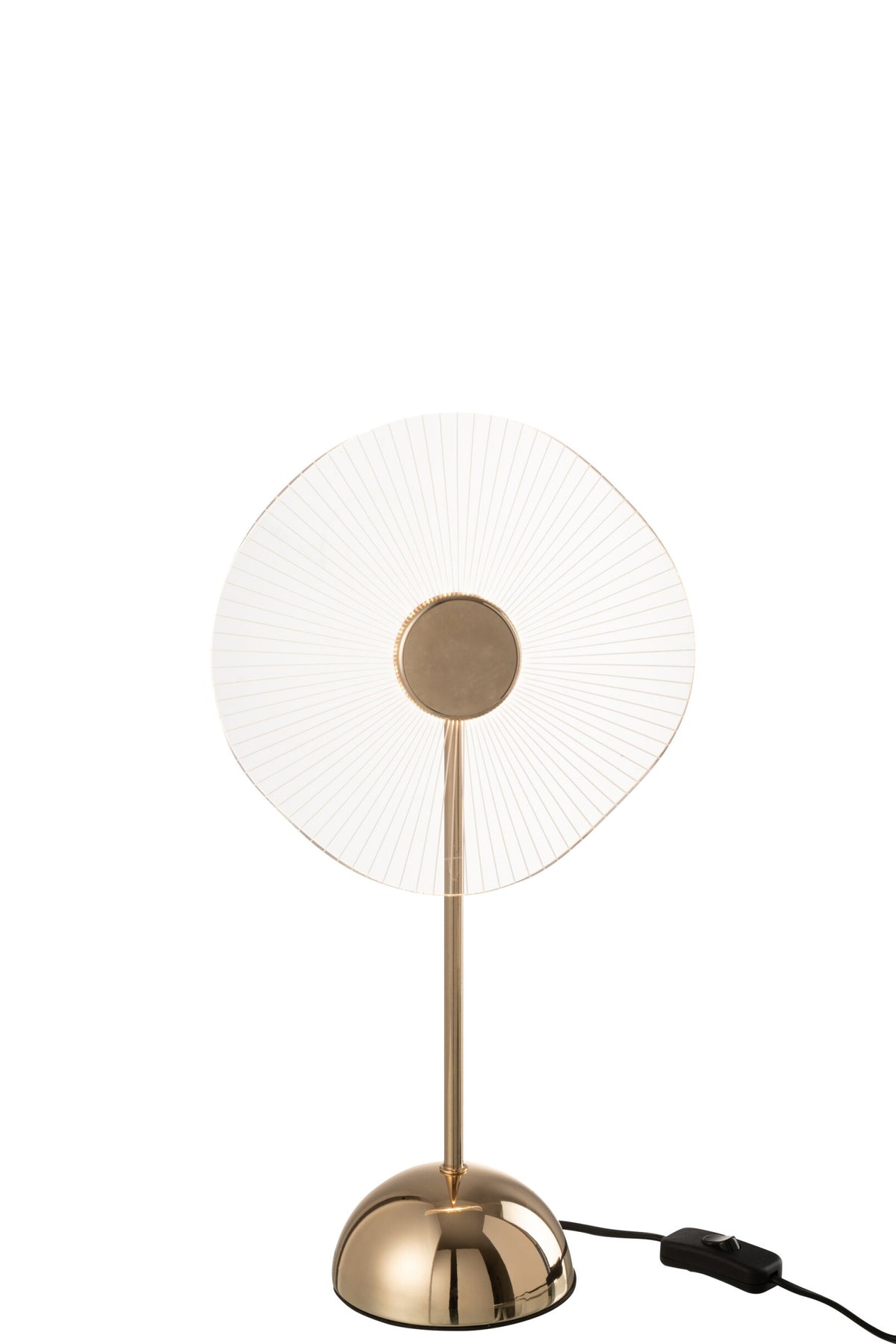 Lampe de table led fleur métal/Plasmalltic or petit