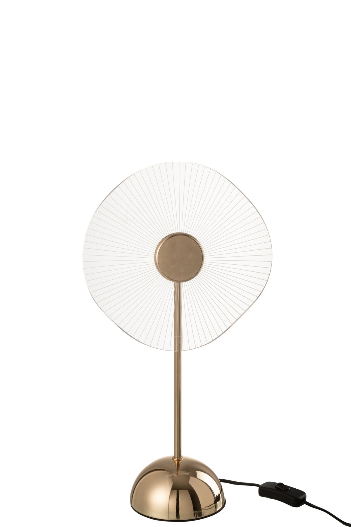 Lampe de table led fleur métal/Plasmalltic or petit