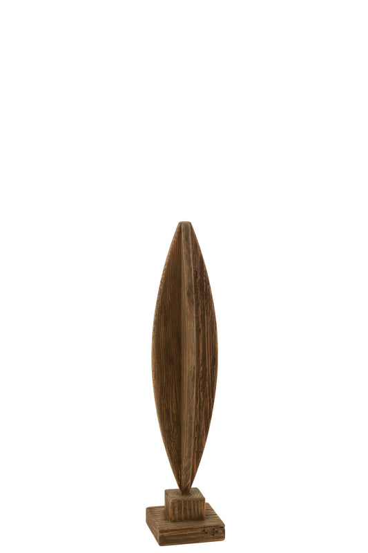 Deco On Foot Luke Pine Wood Brown Small