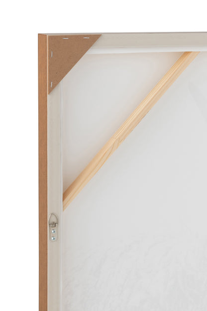 Wall Deco Yak Face Pinewood/Polyresin Brown/White