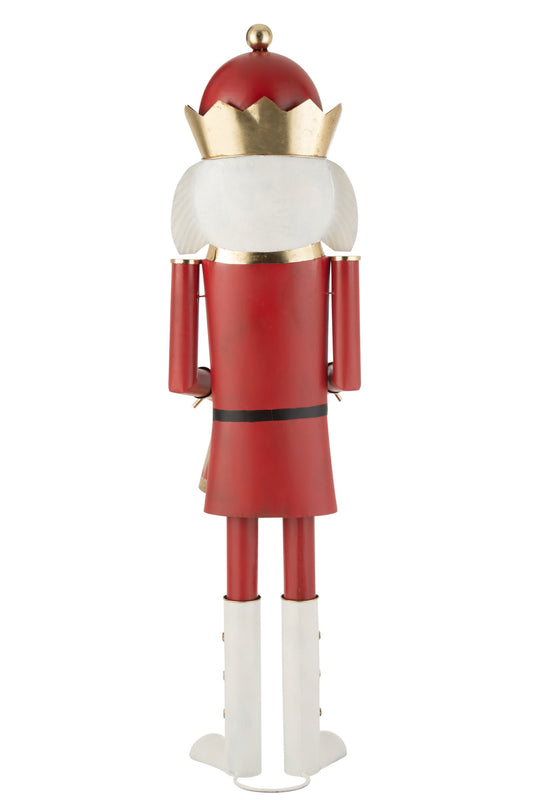 Nutcracker Drum Iron Red/Gold Large