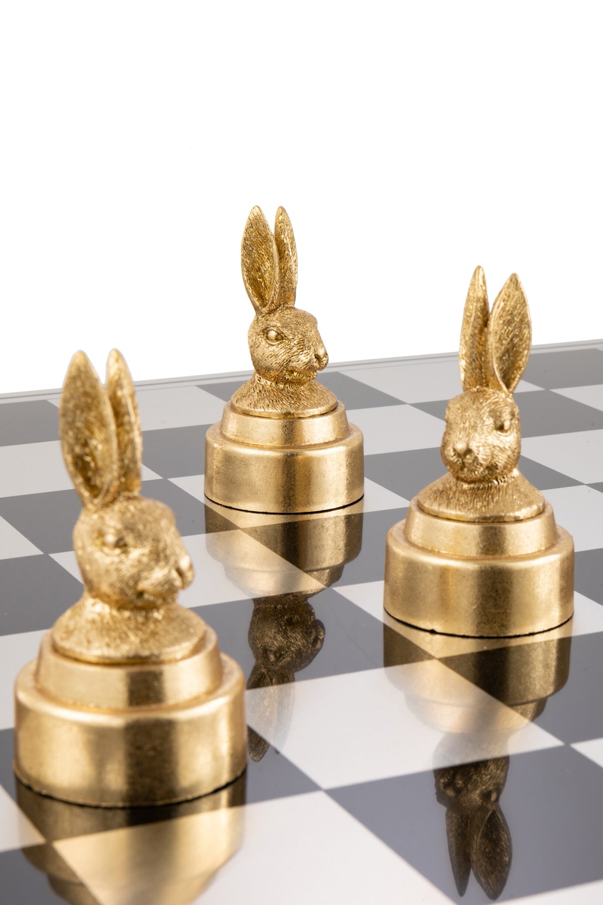 Chess Set Animals Poly Mix