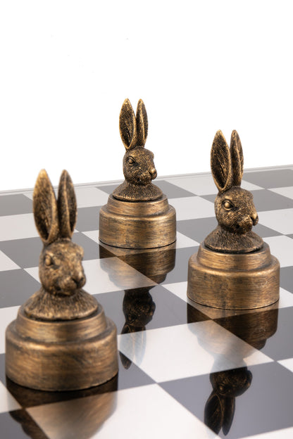 Chess Set Animals Poly Mix
