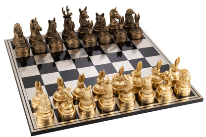 Chess Set Animals Poly Mix