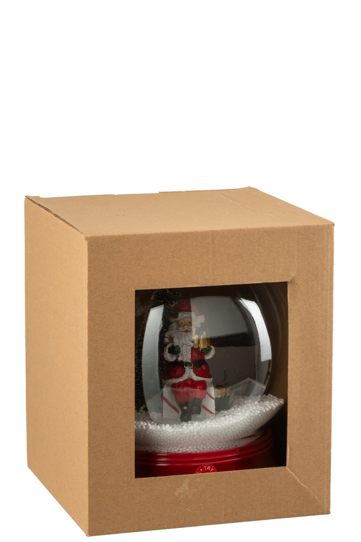 Snow Globe Santa Tree LED Resin