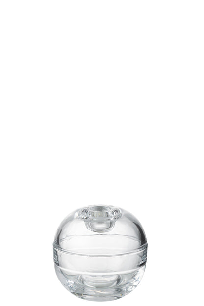 Pot Kaarshouder Glas Transparant
