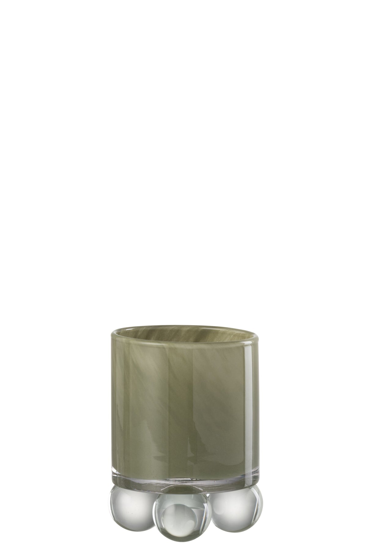 Theelicht On Balls Glas Groen
