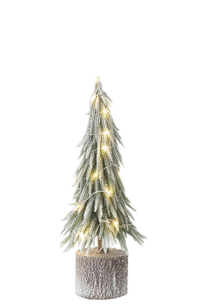 Xmas Tree A+Led Artificial Snow Green Midum