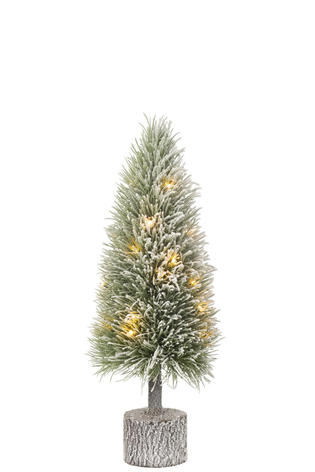 Xmas Tree B+Led Artificial Snow Green Midum